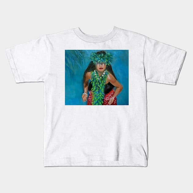 Hula Hands Kids T-Shirt by jennyleeandjim